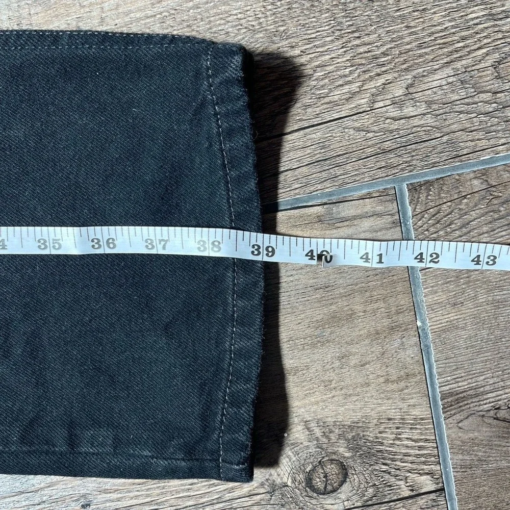 Levi‎ 505 Black Regular Fit Jeans 100% Cotton Men's Size 29x30
